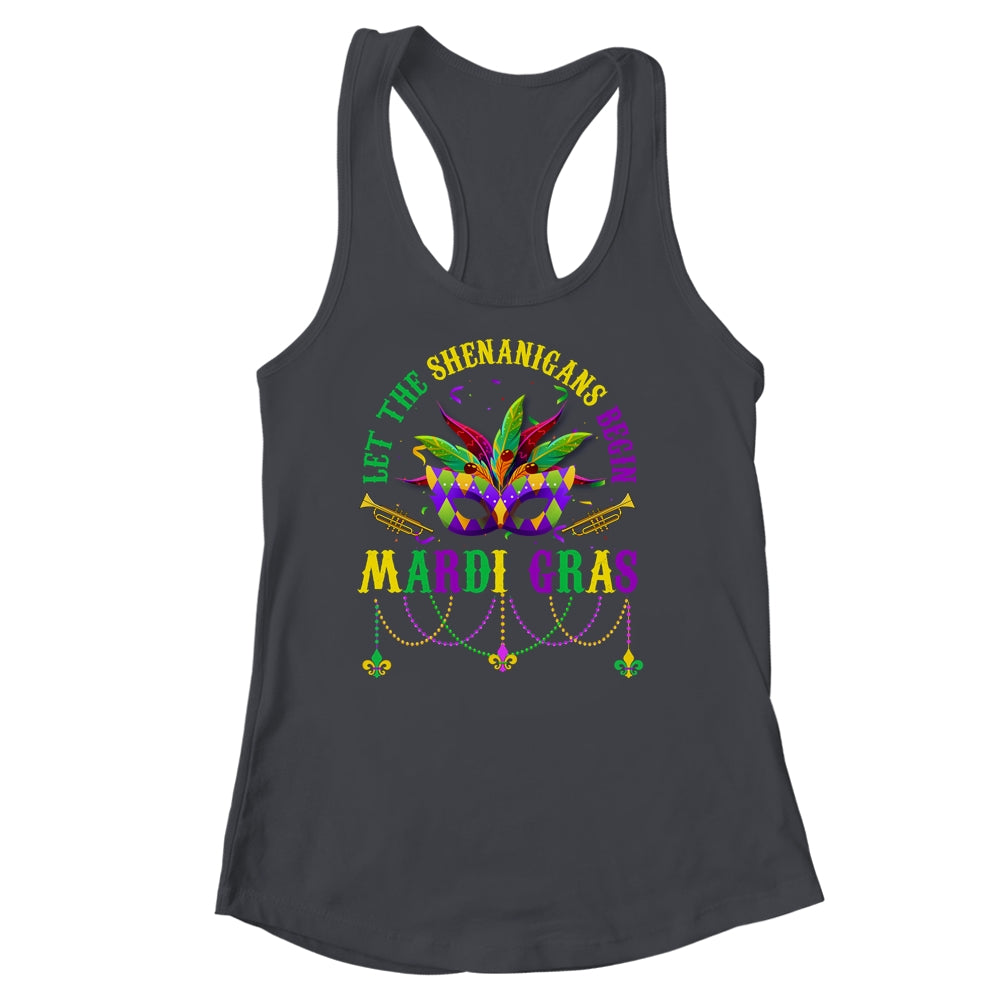 Let The Shenanigans Begin Mardi Gras Kids Men Women Shirt & Tank Top | teecentury