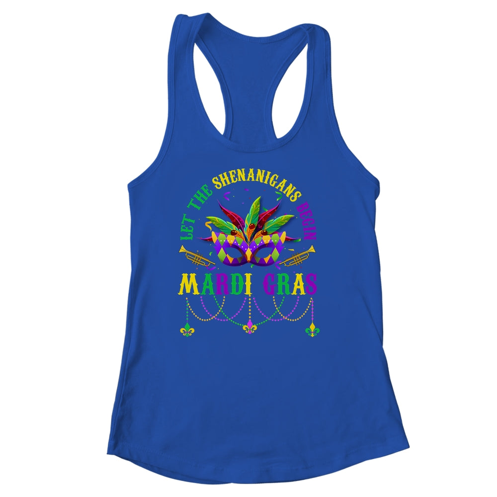 Let The Shenanigans Begin Mardi Gras Kids Men Women Shirt & Tank Top | teecentury