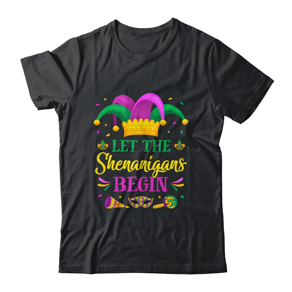 Let The Shenanigans Begin Mardi Gras Men Women T-Shirt & Tank Top | Teecentury.com