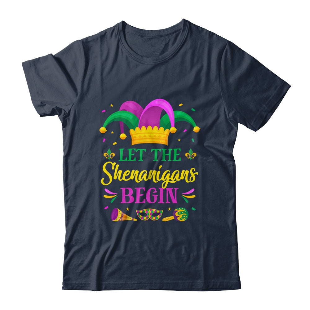 Let The Shenanigans Begin Mardi Gras Men Women T-Shirt & Tank Top | Teecentury.com
