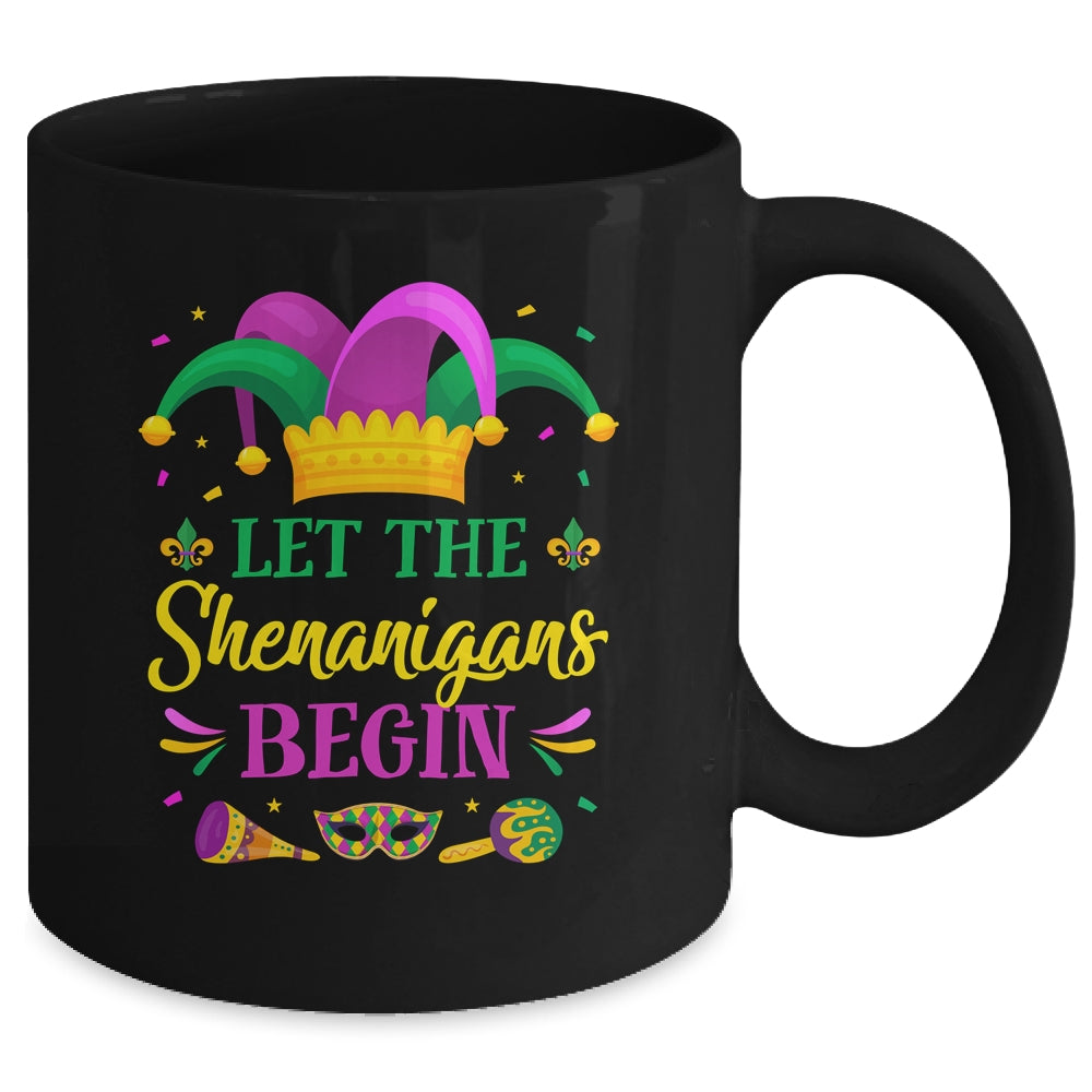 Let The Shenanigans Begin Mardi Gras Men Women Mug Coffee Mug | Teecentury.com