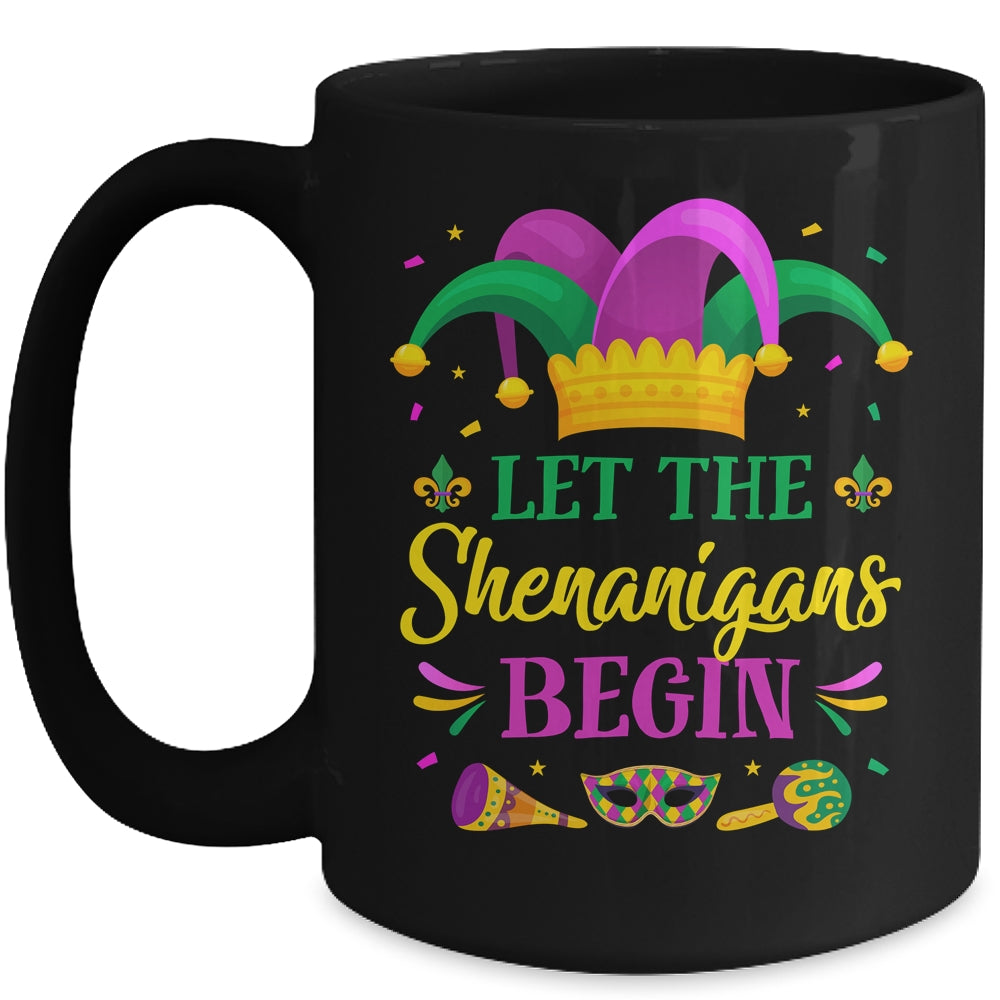 Let The Shenanigans Begin Mardi Gras Men Women Mug Coffee Mug | Teecentury.com