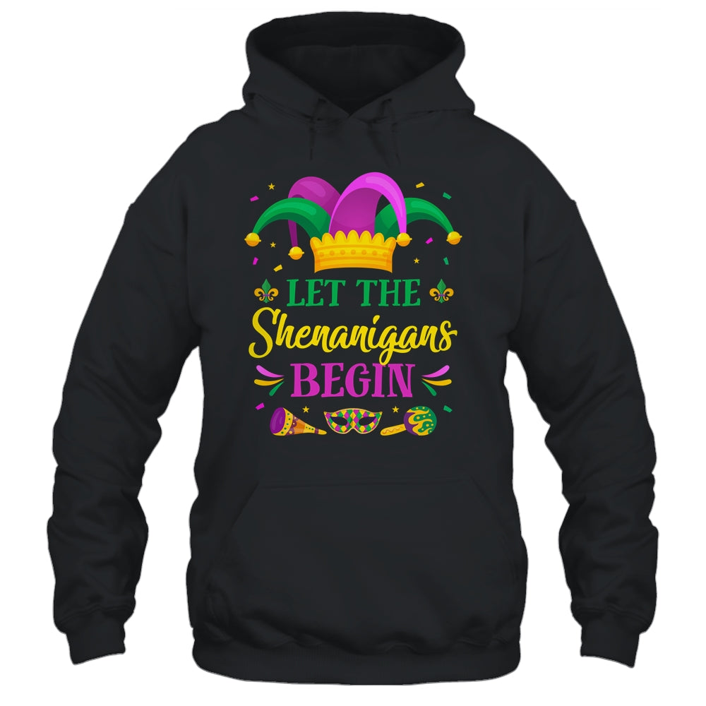 Let The Shenanigans Begin Mardi Gras Men Women T-Shirt & Tank Top | Teecentury.com