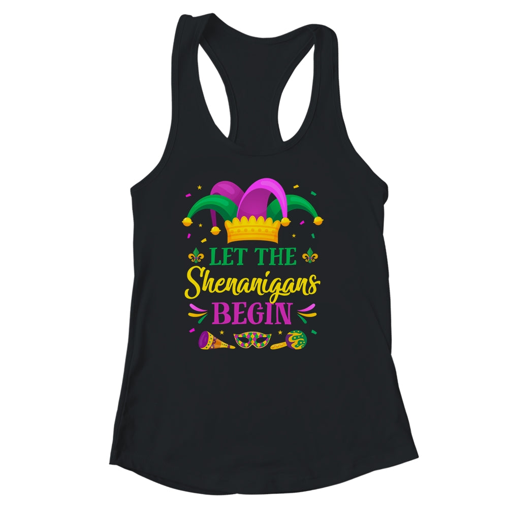 Let The Shenanigans Begin Mardi Gras Men Women T-Shirt & Tank Top | Teecentury.com