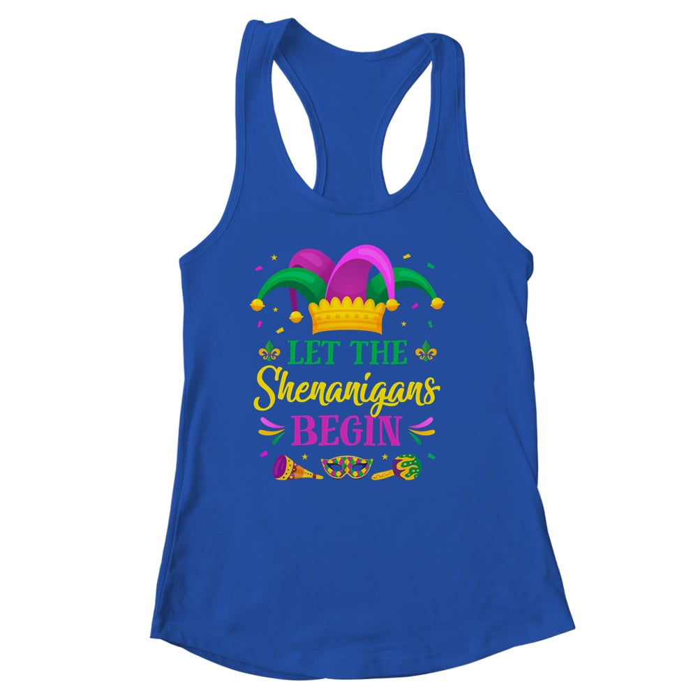 Let The Shenanigans Begin Mardi Gras Men Women T-Shirt & Tank Top | Teecentury.com