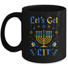 Let's Get Lit Hanukkah Jew Menorah Jewish Chanukkah Mug Coffee Mug | Teecentury.com