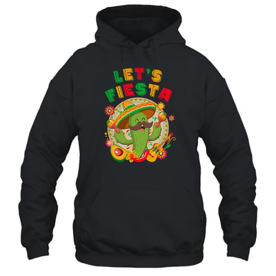 Lets Fiesta Cinco De Mayo With Guitar Cactus Sombrero Maraca T-Shirt & Tank Top | Teecentury.com