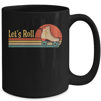 Lets Roll Roller Skating Skater Skate Retro Vintage 70s 80s Mug Coffee Mug | Teecentury.com