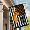 Leukemia Cancer Awareness America Flag Orange Ribbon Flag | Teecentury.com