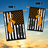 Leukemia Cancer Awareness America Flag Orange Ribbon Flag | Teecentury.com