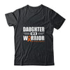 Leukemia Cancer Awareness Daughter Of Warrior Green Gift T-Shirt & Hoodie | Teecentury.com