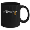 Leukemia MS Warrior Leukemia MS Awareness Orange Ribbon Mug | teecentury