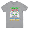 Level 100 Days Of School Unlocked Gamer Boys Funny 100th Day Youth Shirt | teecentury