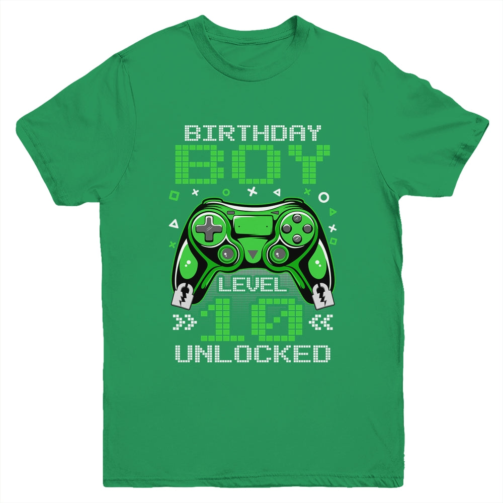 Level 10 Unlocked Awesome Since 2013 10th Birthday Gaming Youth Shirt | teecentury
