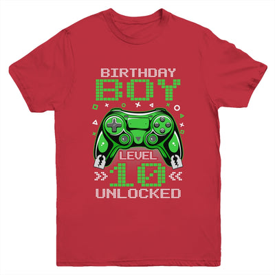 Level 10 Unlocked Awesome Since 2013 10th Birthday Gaming Youth Shirt | teecentury