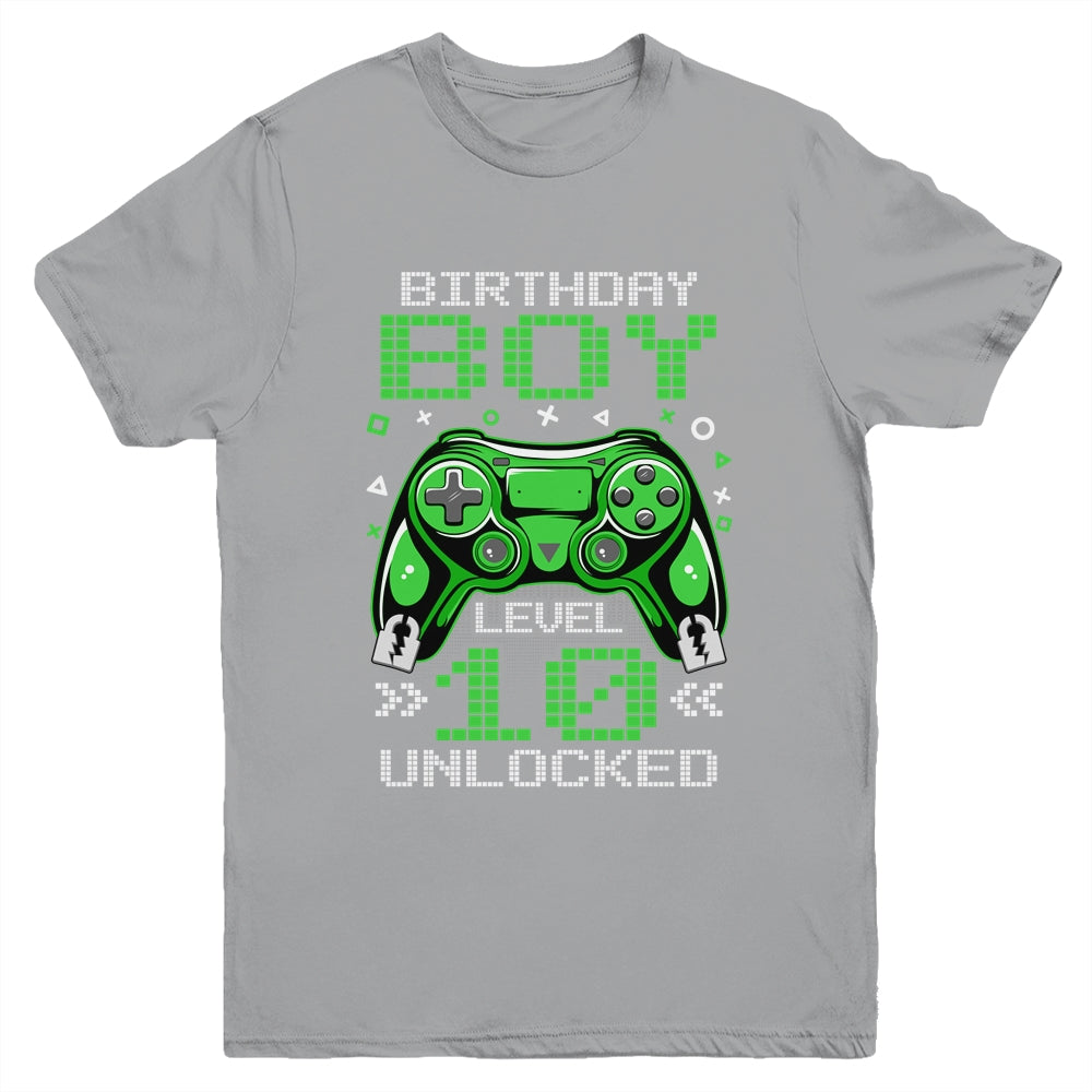 Level 10 Unlocked Awesome Since 2013 10th Birthday Gaming Youth Shirt | teecentury