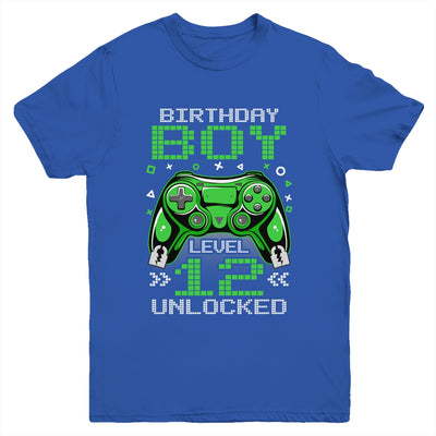 Level 12 Unlocked Awesome Since 2011 12th Birthday Gaming Youth Shirt | teecentury
