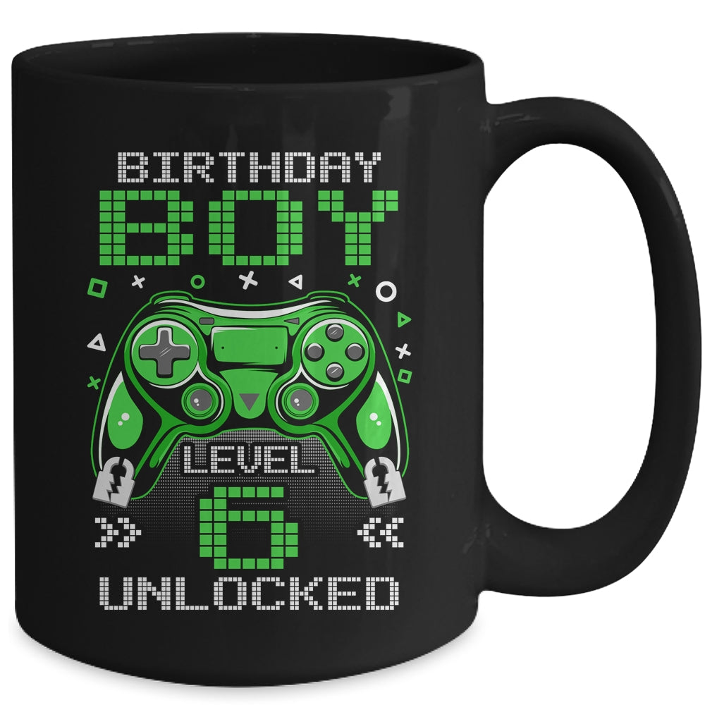 Level 6 Unlocked Awesome Since 2017 6th Birthday Gaming Mug | teecentury