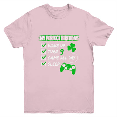 Level 9 Birthday Party 9 Years Old Video Games Perfect Birthday Youth Youth Shirt | Teecentury.com