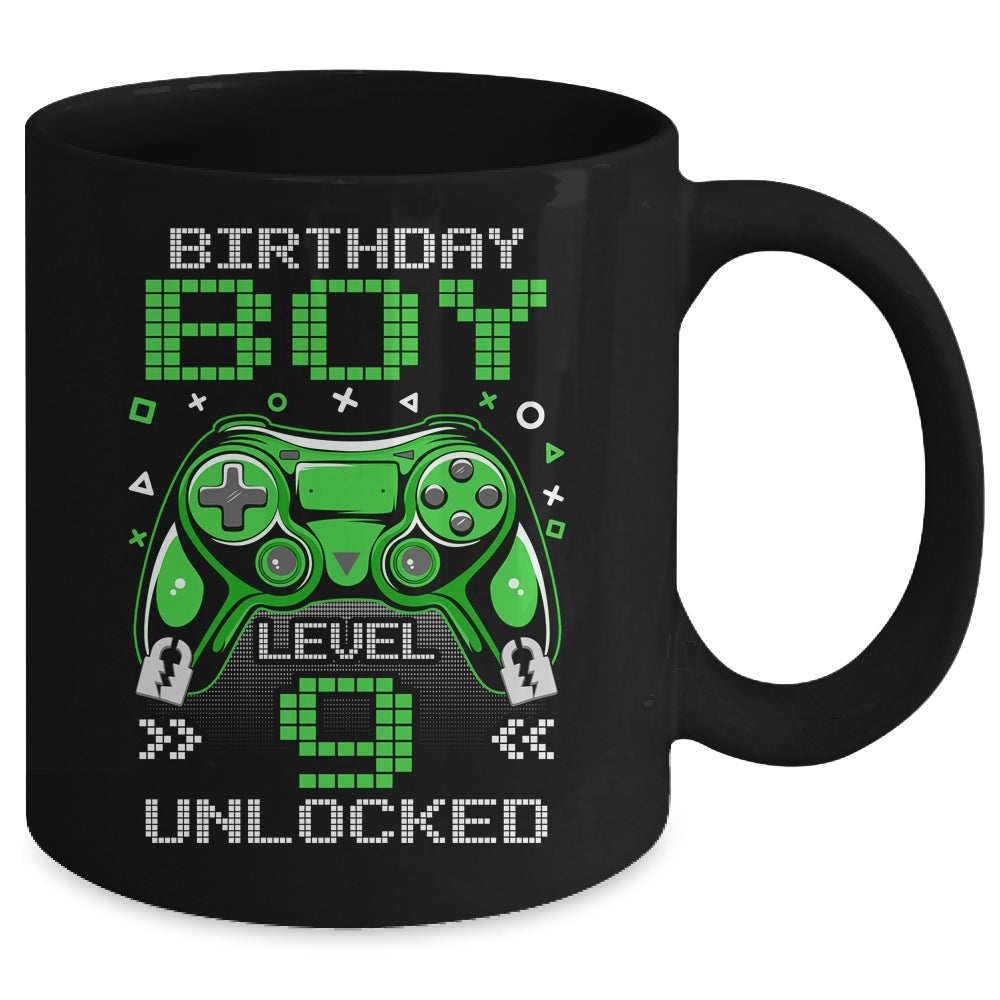 Level 9 Unlocked Awesome Since 2014 9th Birthday Gaming Mug | teecentury