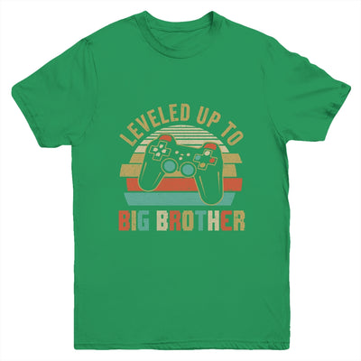 Leveled Up To Big Brother Baby Announcement For Men Youth Shirt | teecentury