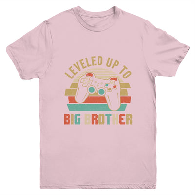 Leveled Up To Big Brother Baby Announcement For Men Youth Shirt | teecentury