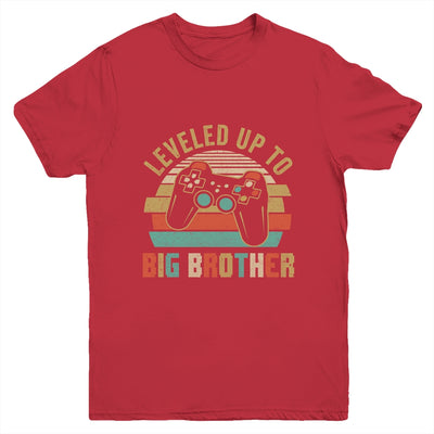 Leveled Up To Big Brother Baby Announcement For Men Youth Shirt | teecentury