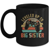 Leveled Up To Big Sister Baby Announcement For Women Mug | teecentury