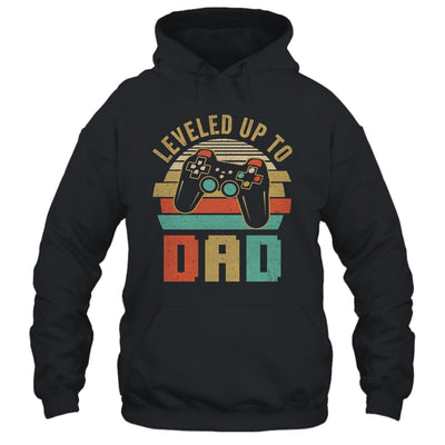 Leveled Up To Dad Baby Announcement For Men Shirt & Hoodie | teecentury