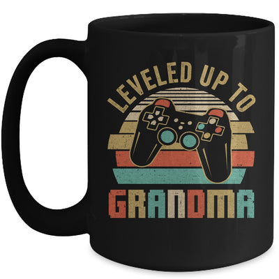 Leveled Up To Grandma Baby Announcement For Women Mug | teecentury