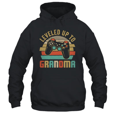 Leveled Up To Grandma Baby Announcement For Women Shirt & Hoodie | teecentury