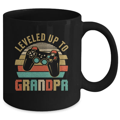 Leveled Up To Grandpa Baby Announcement For Men Mug | teecentury