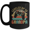 Leveled Up To Grandpa Baby Announcement For Men Mug | teecentury