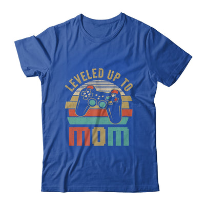 Leveled Up To Mom Baby Announcement For Women Shirt & Hoodie | teecentury