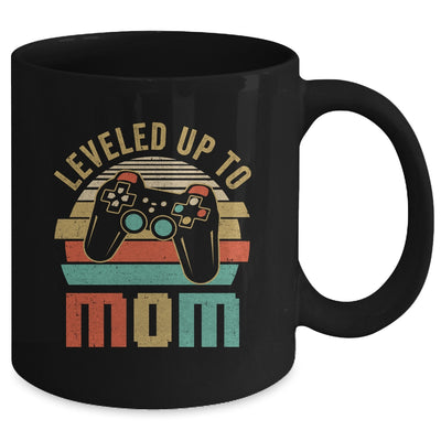 Leveled Up To Mom Baby Announcement For Women Mug | teecentury