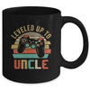 Leveled Up To Uncle Baby Announcement For Men Mug | teecentury