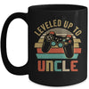 Leveled Up To Uncle Baby Announcement For Men Mug | teecentury