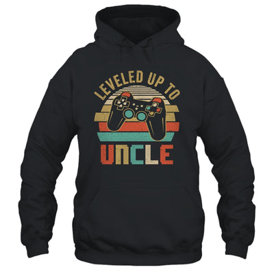 Leveled Up To Uncle Baby Announcement For Men Shirt & Hoodie | teecentury