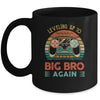 Leveling Up To Big Bro Again Vintage Big Brother Mug Coffee Mug | Teecentury.com