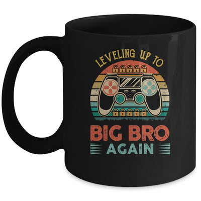 Leveling Up To Big Bro Again Vintage Big Brother Mug Coffee Mug | Teecentury.com