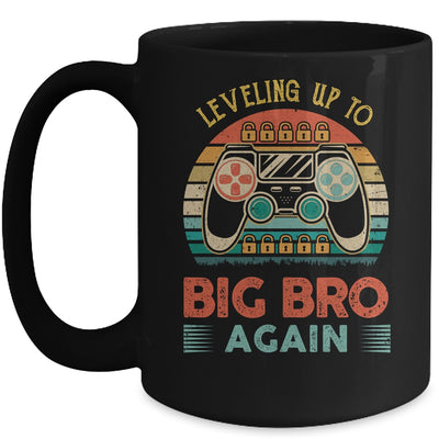 Leveling Up To Big Bro Again Vintage Big Brother Mug Coffee Mug | Teecentury.com