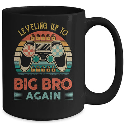 Leveling Up To Big Bro Again Vintage Big Brother Mug Coffee Mug | Teecentury.com