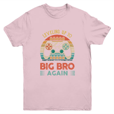 Leveling Up To Big Bro Again Vintage Big Brother Youth Youth Shirt | Teecentury.com