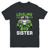 Leveling Up To Big Sister Promoted To Big Sister Gaming Youth Shirt | teecentury