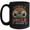 Leveling Up To Uncle Again Father's Day Vintage Mug Coffee Mug | Teecentury.com