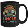 Leveling Up To Uncle Again Father's Day Vintage Mug Coffee Mug | Teecentury.com