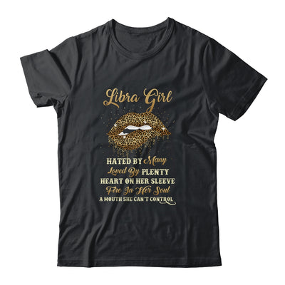 Libra Girl Birthday Funny Leopard Lips Women T-Shirt & Tank Top | Teecentury.com