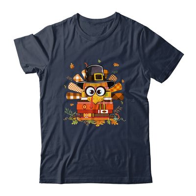 Librarian Book Lover Reader Funny Turkey Thanksgiving Autumn T-Shirt & Hoodie | Teecentury.com