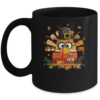 Librarian Book Lover Reader Funny Turkey Thanksgiving Autumn Mug Coffee Mug | Teecentury.com