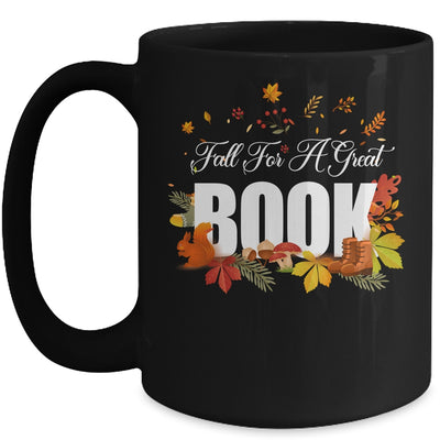 Librarian Library Bookwarm Fall For A Great Book Lover Mug | teecentury